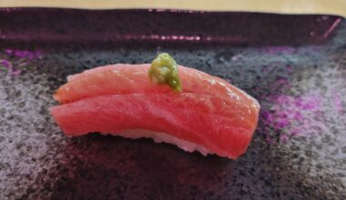 Otoro Nigiri with Kizami Wasabi