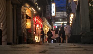 My first night exploring Osaka.