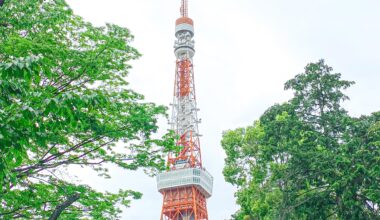 Tokyo Tower from Shiba park