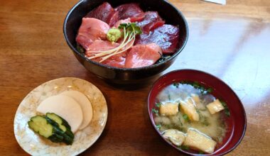 zukedon (marinated tuna rice bowl)