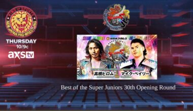 NJPW on AXS Tv Thurs 10pm | Hiromu Vs Speedball BOSJ opening round