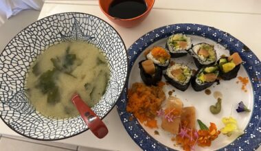 Sushi inspired by Chef Hiro on TikTok made with mail-order fish