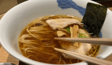 Awesome noods at Tokyo Station (Nippon Ramen Rin)