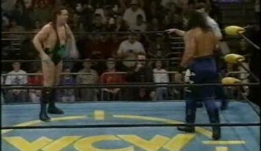 David Finlay's dad vs. Tama Tonga's dad, WCW Saturday Night 1/10/98