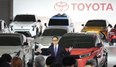 Toyota falls in "future readiness" ranking amid global shift to EVs