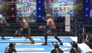 El Desperado counters Kazuchika Okada's dropkick into the Numero Dos [New Japan Cup 2022 - Day 1]