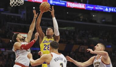 Hachimura's Lakers swept in NBA Western Conference finals