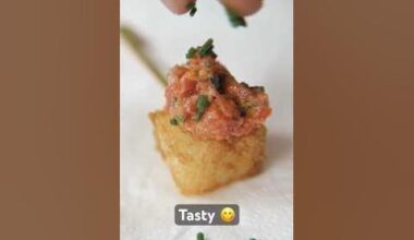 Crispy Sushi Rice with Spicy Tuna Tartar