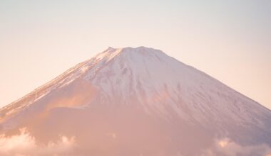 Mount Fuji as seen from Owakudani