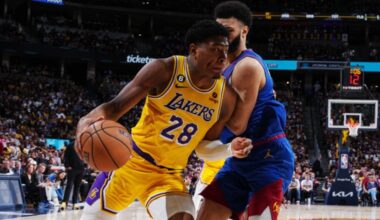 Hachimura drops 17 but Lakers lose West finals opener