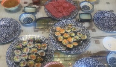 Loving sushi spread!