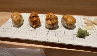 Omakase from Sushi Yasuda in NYC