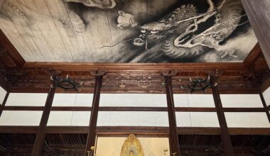 Kyakuden Hall - Dragon among the clouds