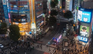 Shibuya from the sky