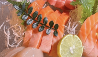 Anyone know what's the name of the leaf on top of the salmon?