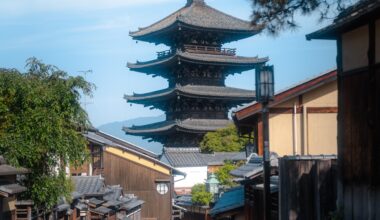 Kyoto in the early mornings