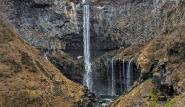 [OC] Kegon Falls in Nikko (April 2023)