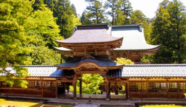 Eihei-ji, one of the most important Zen temples in Japan, taken four years ago today (Fukui-ken)