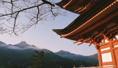 5 storied Pagoda, Itsukushima, Shot on Olympus OM2n