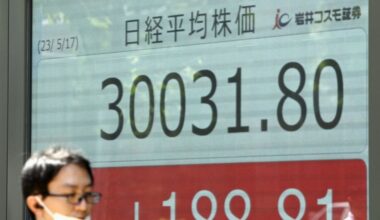 Nikkei ends above 30,000 for 1st time since Sept. 2021