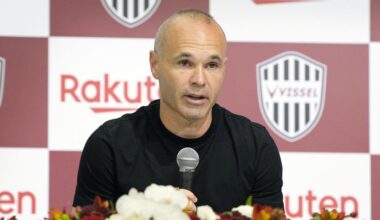 Former Spain great Iniesta announces departure from Vissel Kobe