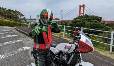 I found Kamen Rider was a real person yesterday!