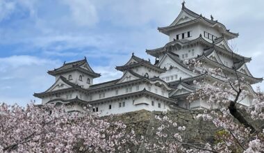 Himeji Castle, Sakura & Koko-en Garden, early April 23