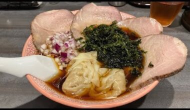 Tamari Shoyu Niboshi Ramen at Menya Berabou in Central Tokyo