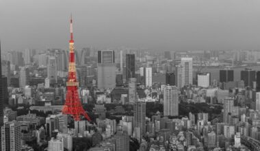 Tokyo Tower from Roppongi Hills