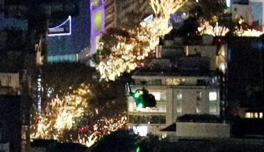 US military choppers' flight routes above packed Tokyo boulevards revealed