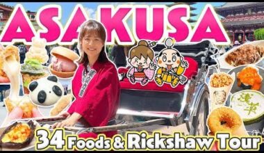 Asakusa Tokyo Street Food & Rickshaw Tour