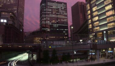 [OC] Evening Traffic in Umeda, Osaka