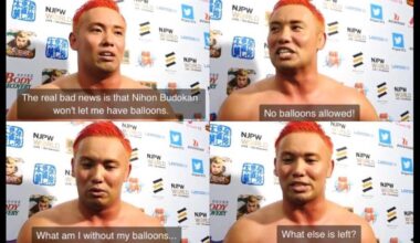 The Return of Balloon Okada in G1 Incoming