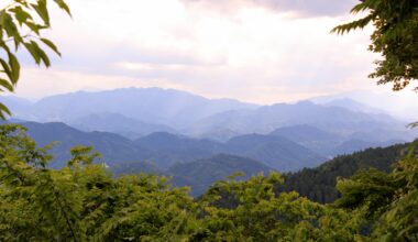 The view from Mount Takao, six years ago today (Tokyo-to)