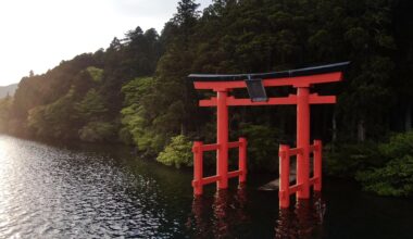 Hakone Shrine’s torii gate