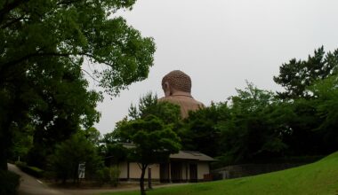 The Great Buddha of Shurakuen, in Aichi Prefecture. Some 5 meters taller than the famed Japanese icon, the Great Buddha of Kamakura, it's a hidden Gem off the beaten tourist path!