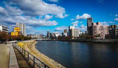 View of the Motoyasu River, Hiroshima