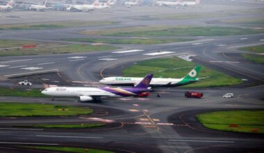 Two planes bump into each other on Haneda Airport runway