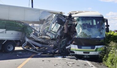 No sign truck used brakes in Hokkaido collision that killed 5: police