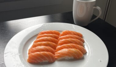 Homemade nigiri on the days I don’t feel like paying manhattan prices