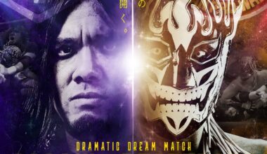 Official poster for Daisuke Sasaki vs El Desperado: Dramatic Dream Match at Wrestle Peter Pan