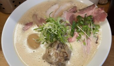 Tori paitan shoyu from Ramen Tsuji in Osaka