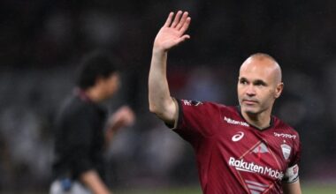 Andres Iniesta's Japan journey approaches end with farcical farewell