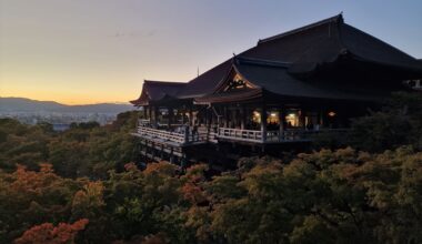 Kiyomizu-Dera in Kyoto last fall