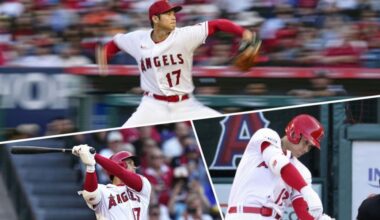 Ohtani leads Angels to win with 10 strikeouts, 2 homers