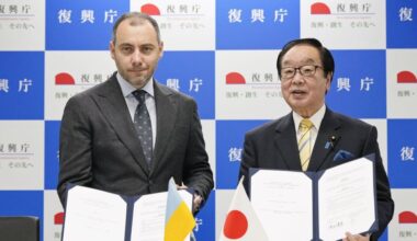 Japan agrees to set up reconstruction liaison system with Ukraine