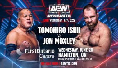 Tomohiro Ishii vs Jon Moxley on AEW Dynamite!