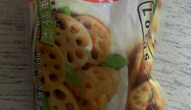 This is not a quality post sorry but is this lotus root cooked before it’s frozen?