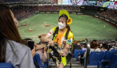 Speed demons: the 'uriko' beer vendors of Japanese baseball