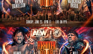 Kazuchika Okada vs Bryan Danielson and Will Ospreay vs Kenny Omega made official for Forbidden Door